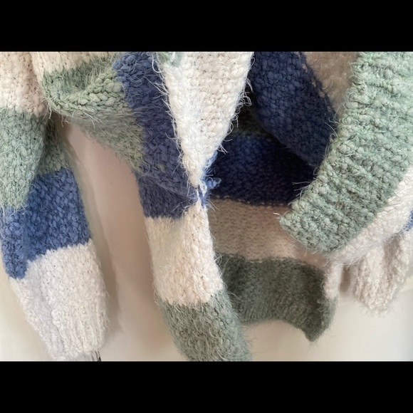 •NWOT•Altar’d State ‘Lovely Lash’ Tri-Color Striped Pullover Sweater - Picture 7 of 13